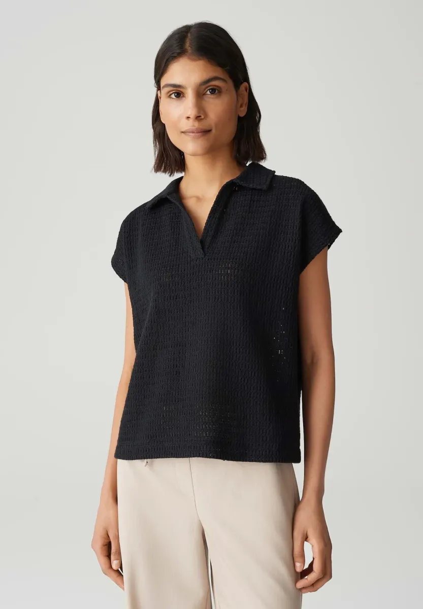 LOCKERE PASSFORM V-AUSSCHNITT - Strickpullover - black