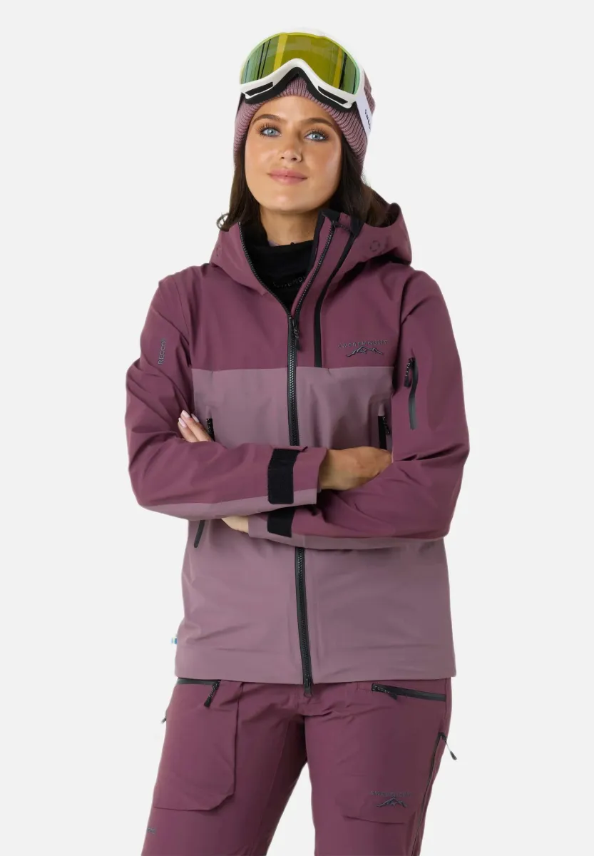 LOFOTEN 3L SOFT SHELL - Skijacke - dk mauve pale mauve