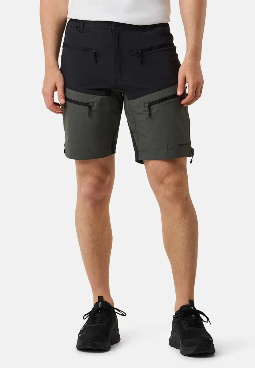 LOFOTEN - Kurze Sporthose - black sage green