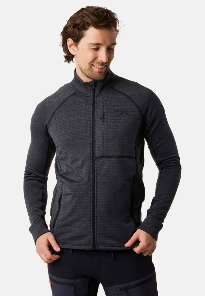 LOFOTEN MIDLAYER - Sweatjacke - black melange