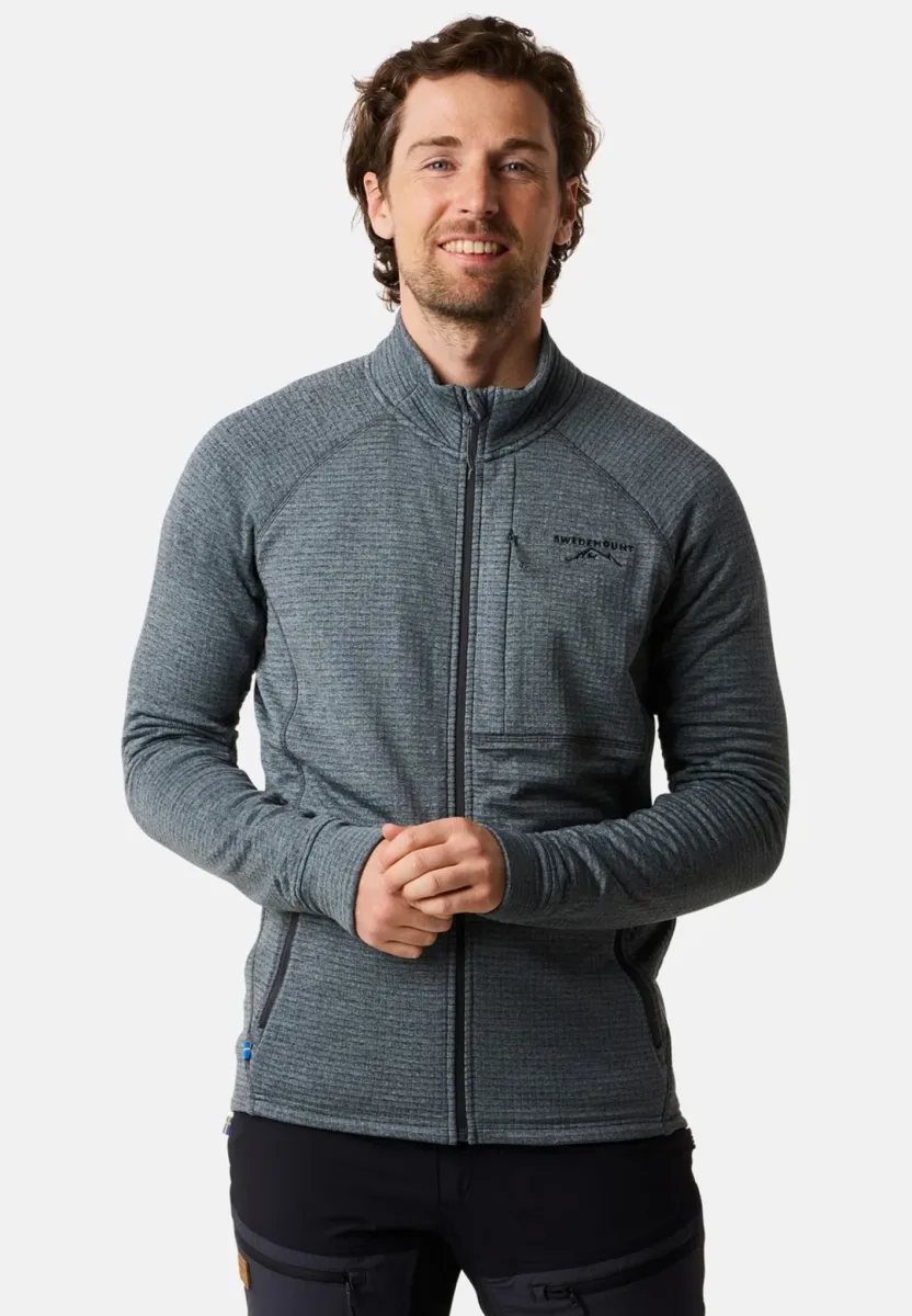 LOFOTEN MIDLAYER - Sweatjacke - charcoal melange