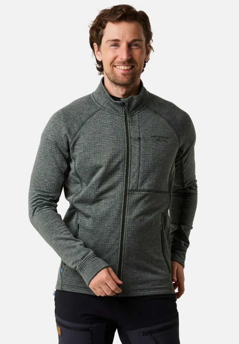 LOFOTEN MIDLAYER - Sweatjacke - olive melange