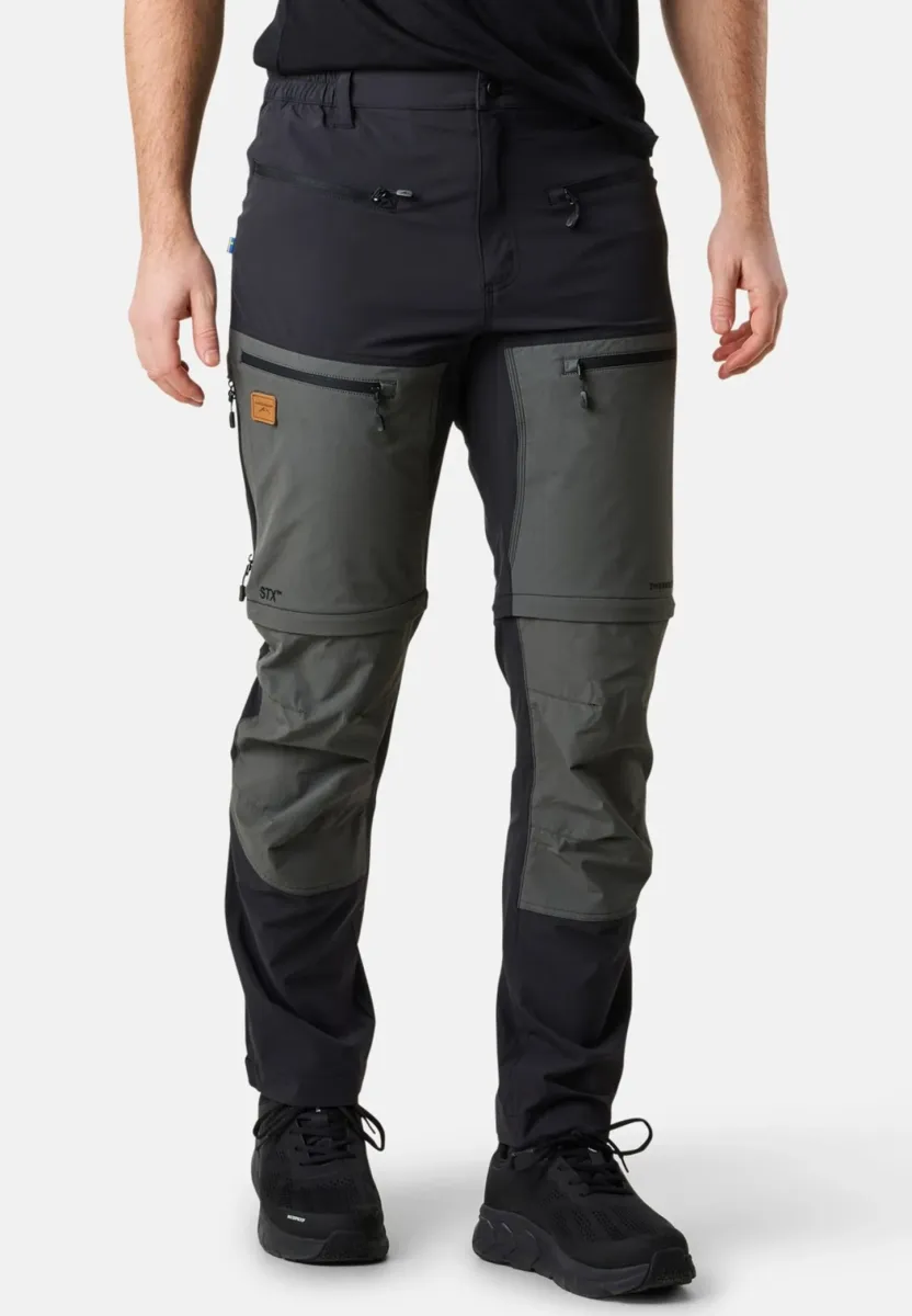 LOFOTEN OFF - Stoffhose - black sage green