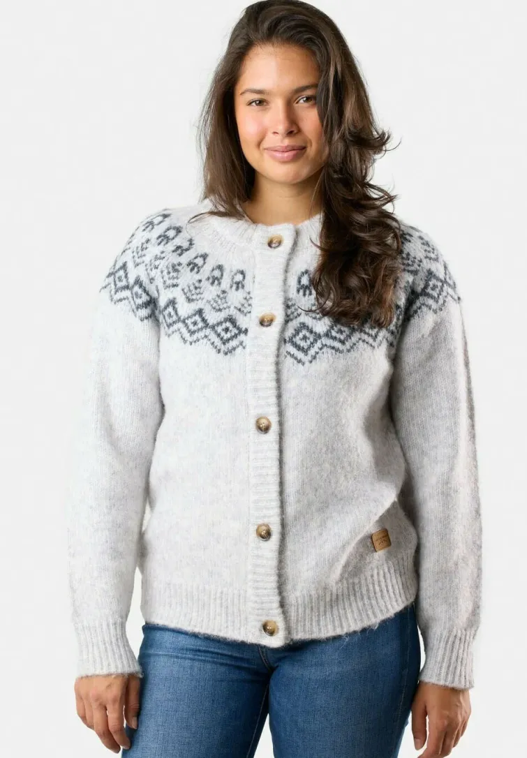 LOFOTEN - Strickjacke - lt grey melange