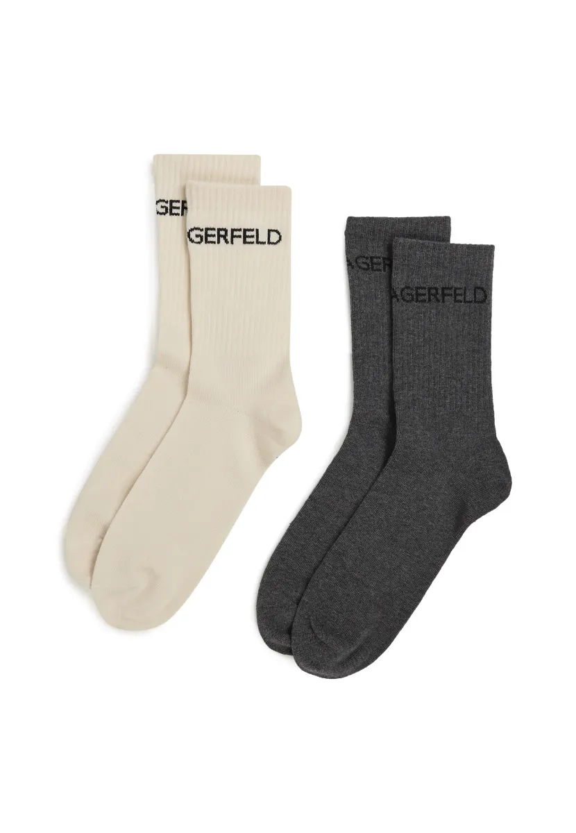 LOGO (2 PACK OF 2) - Socken - graystone cannoli
