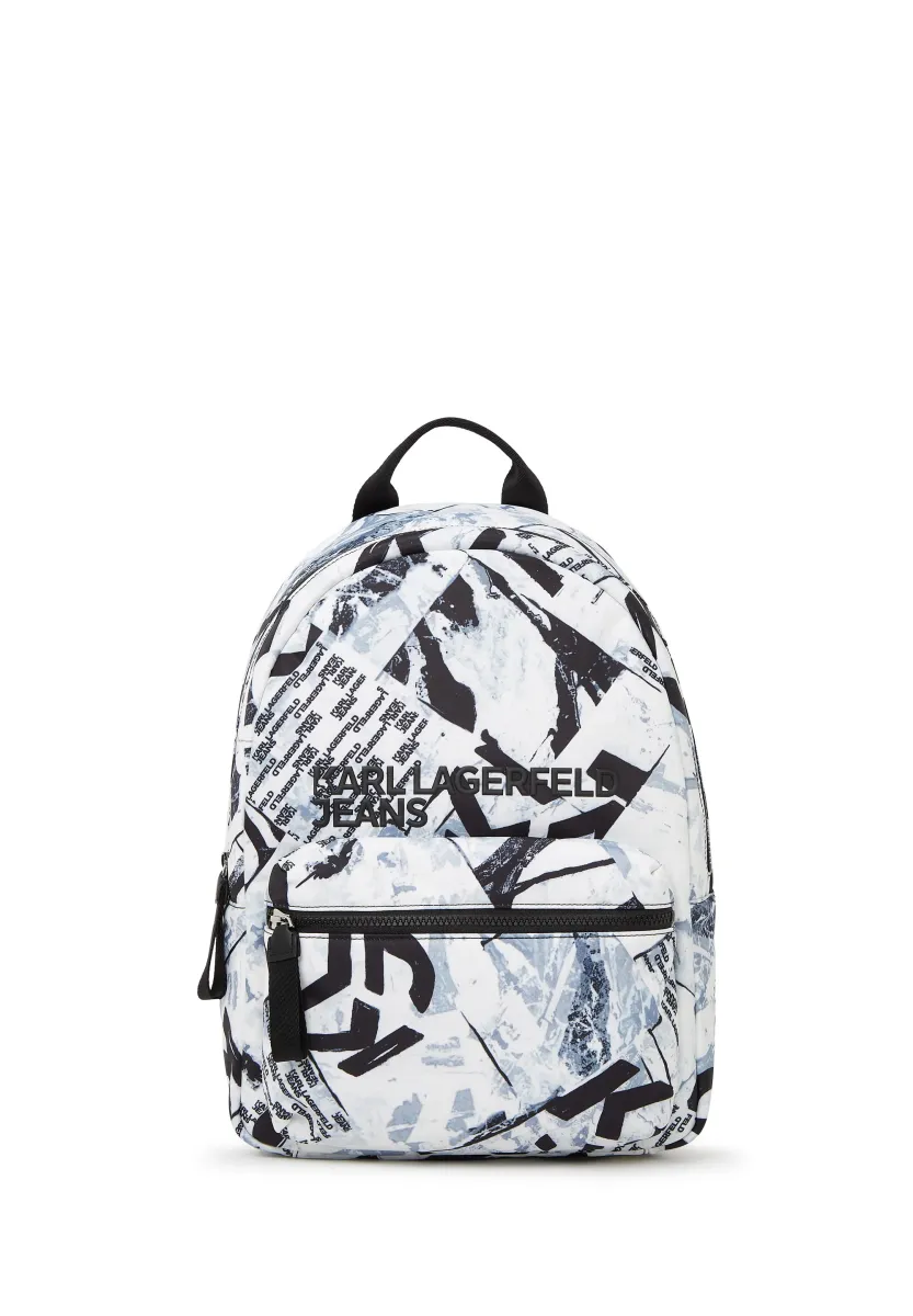 LOGO ALL-OVER-PRINT - Tagesrucksack - urban texture aop