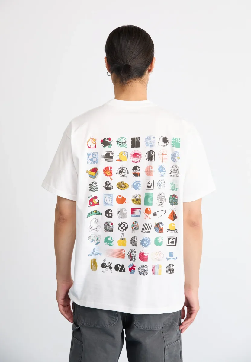 LOGO ARCHIVE - T-Shirt print - white