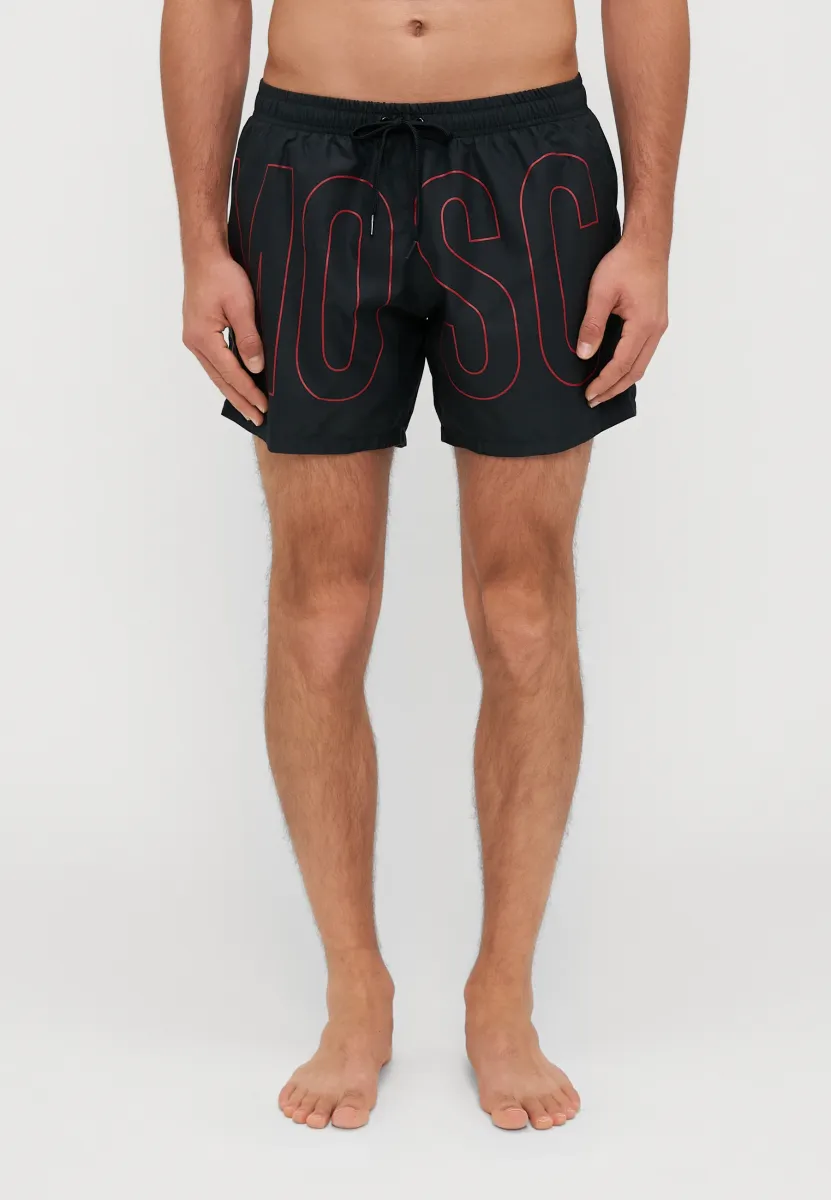 LOGO - Badeshorts - multi/black