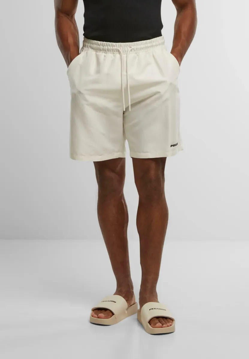 LOGO  - Badeshorts - warm white