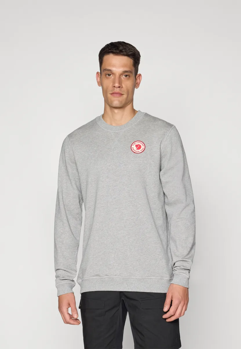LOGO BADGE SWEATER  - Sweatshirt - grau