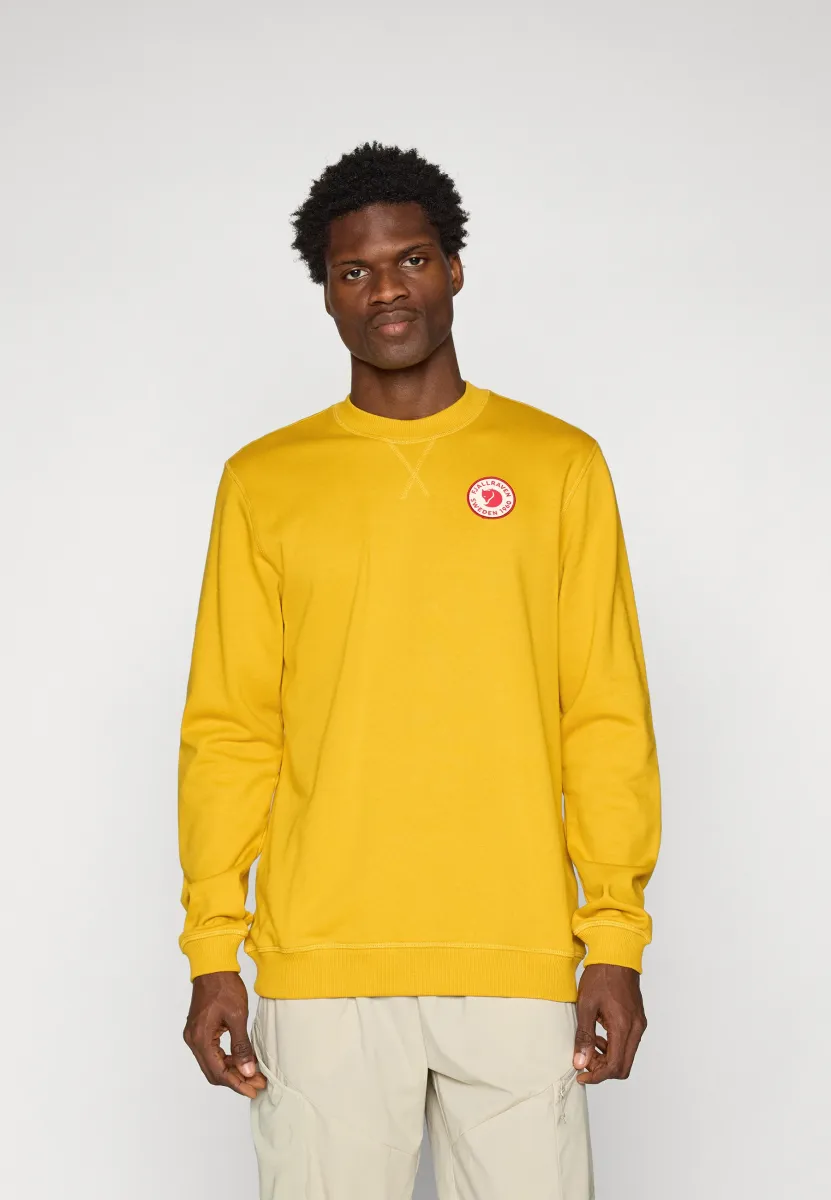 LOGO BADGE SWEATER  - Sweatshirt - mustard yellow