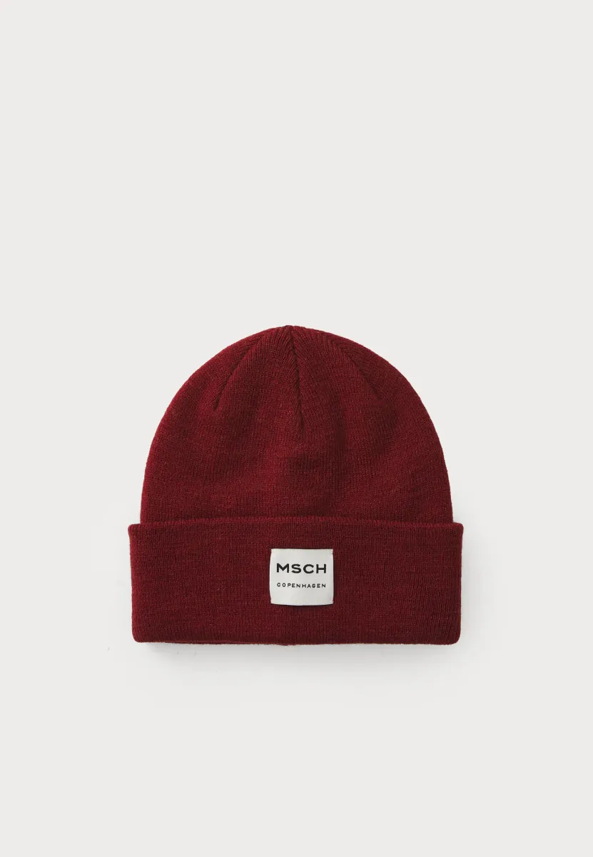 LOGO BEANIE KEY - Mütze - syrah
