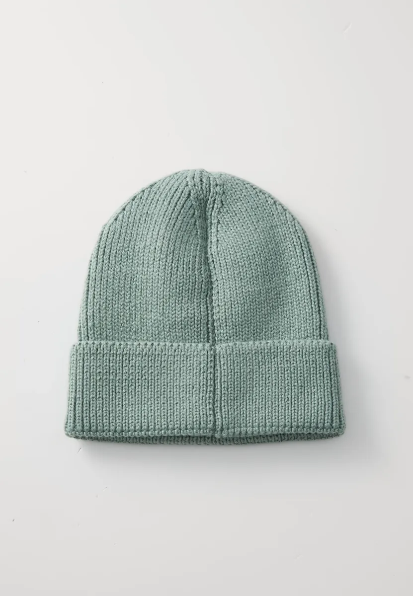 LOGO BOX CUFFED BEANIE UNISEX - Mütze - slate moss-bark mist