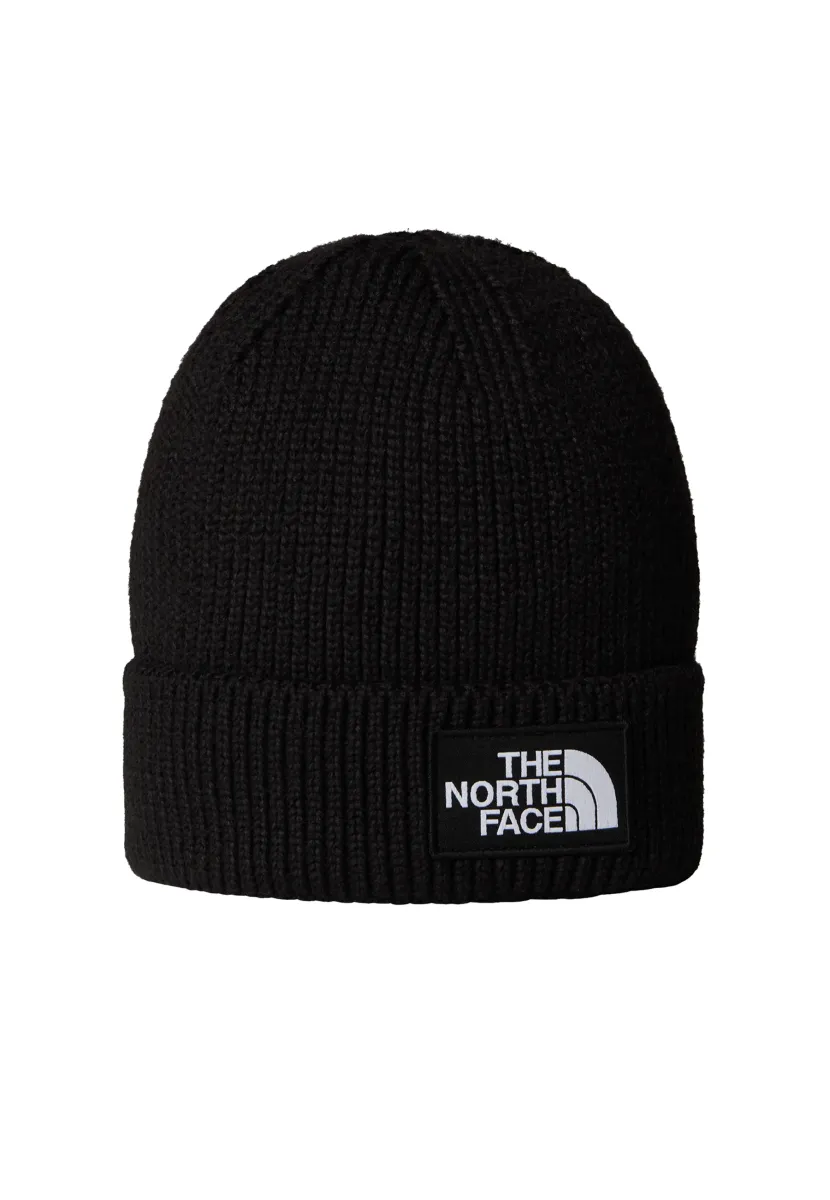 LOGO BOX CUFFED BEANIE UNISEX - Mütze - tnf black