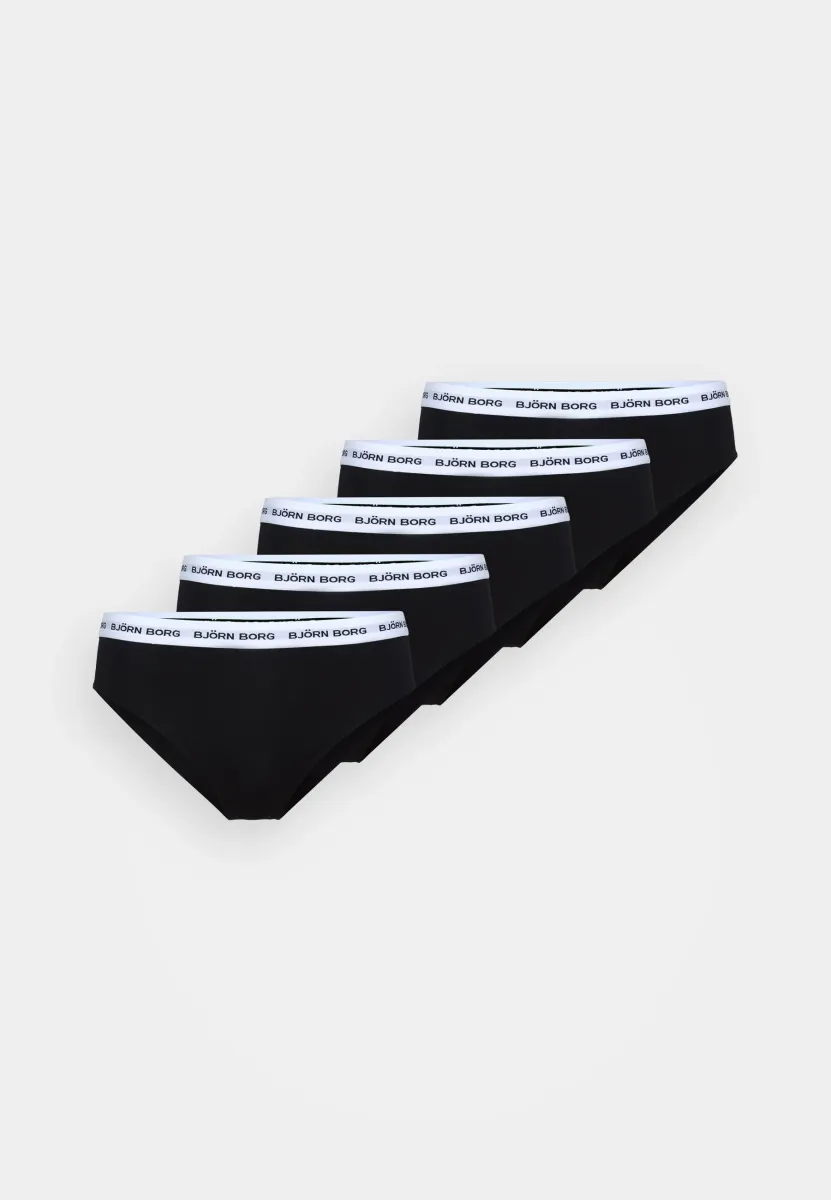 LOGO BRIEF 5 PACK - Slip - black