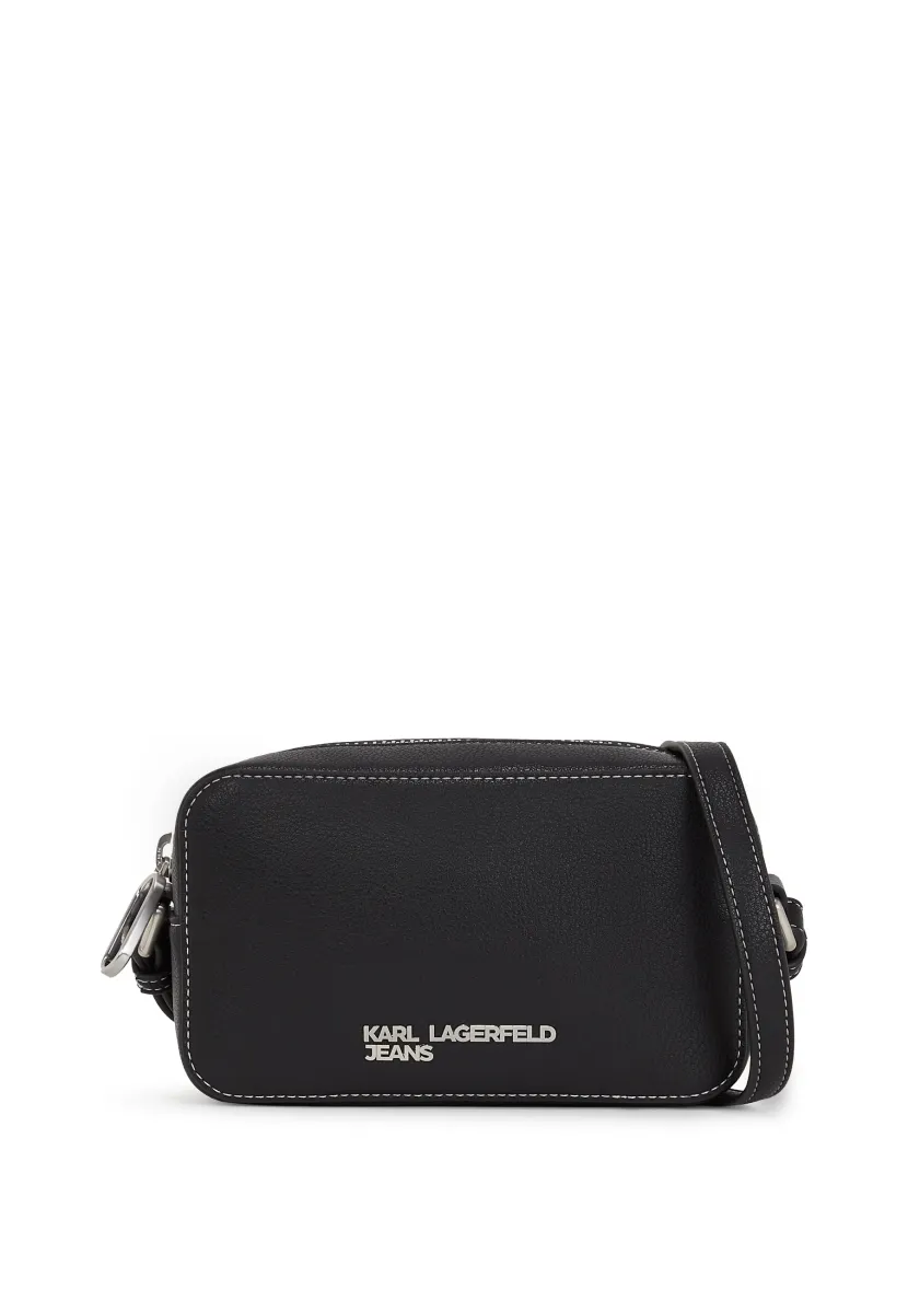 LOGO CAMERA BAG - Umhängetasche - black