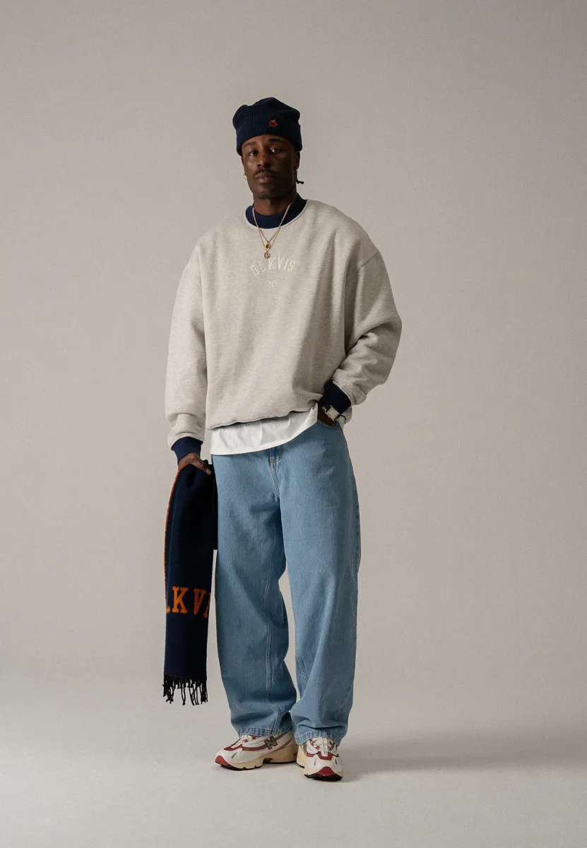 LOGO CREWNECK - Sweatshirt - grey heather