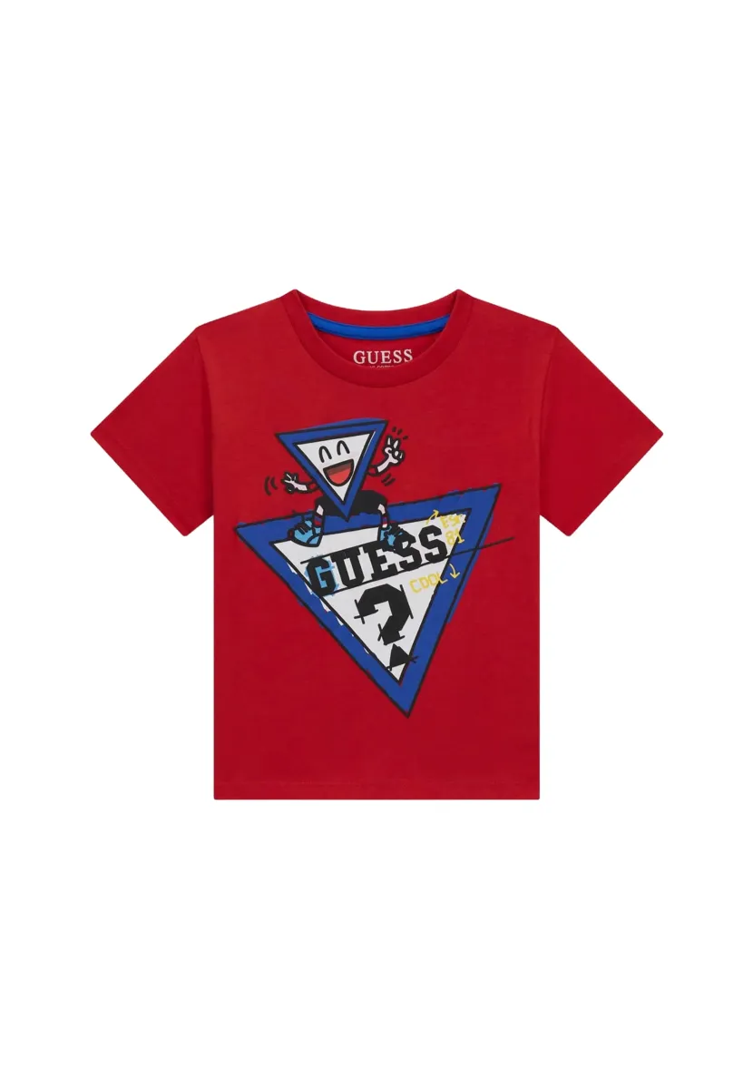LOGO-DREIECK - T-Shirt print - rot