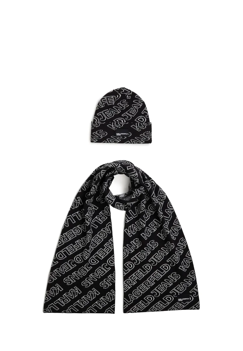 LOGO GIFT SET - Mütze - black