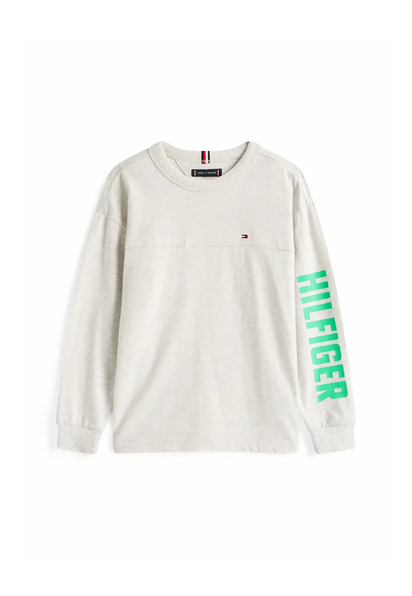 LOGO GRAPHIC - Langarmshirt - grey heather