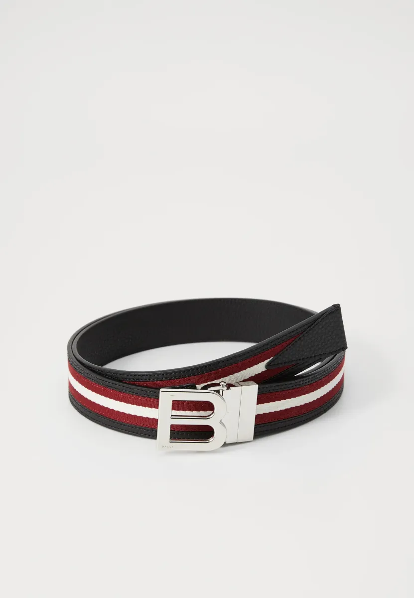 LOGO - Gürtel - black/red/bone/pall