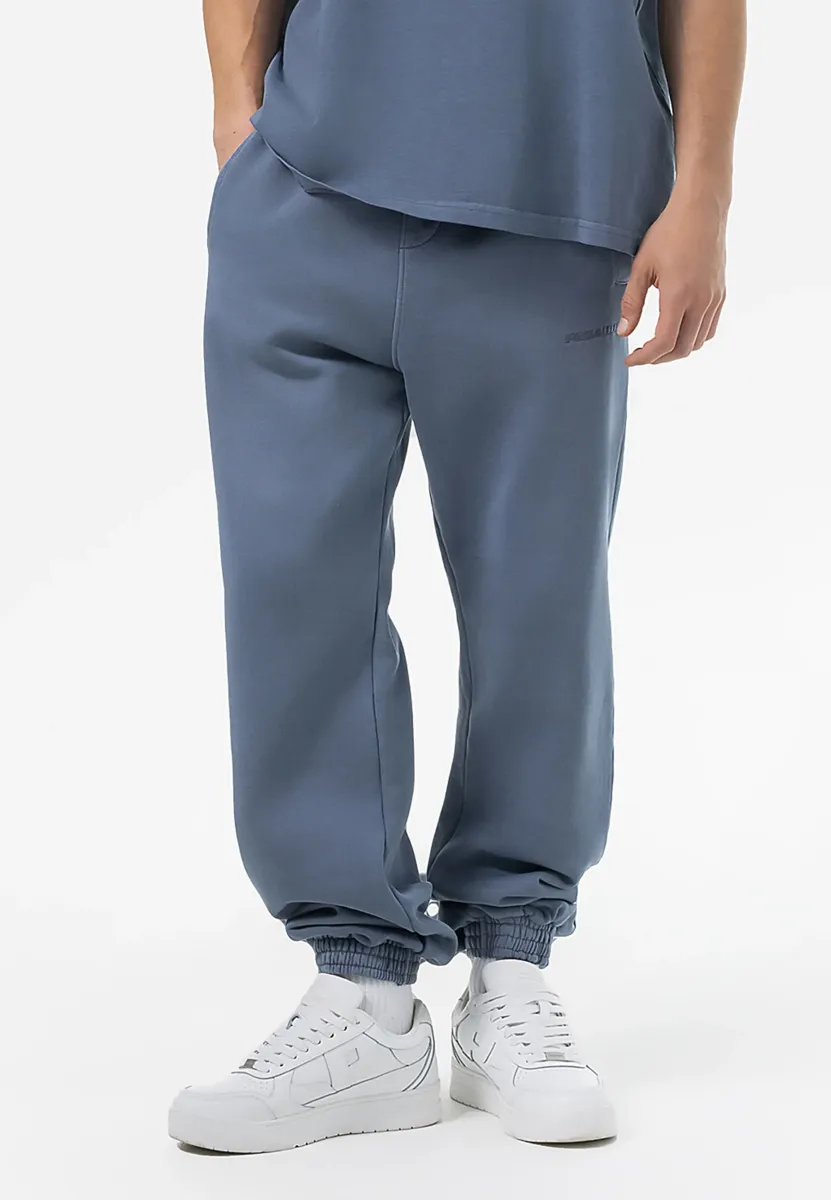 LOGO JOGGER - Jogginghose - vintage shadow blue