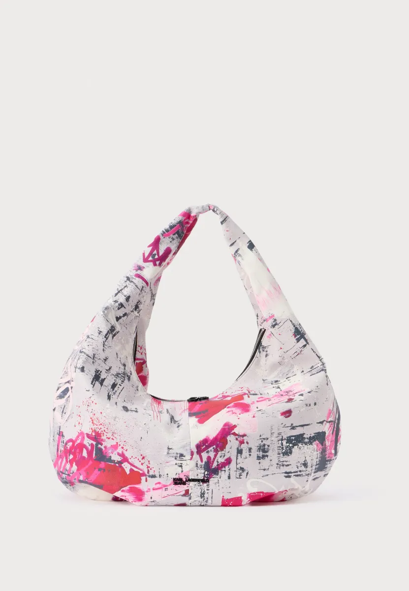 LOGO LARGE HOBO - Shopping Bag - pink