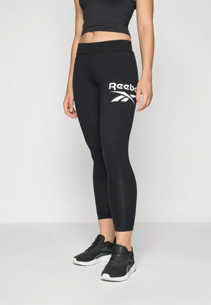 LOGO LEGGINGS - Tights - black