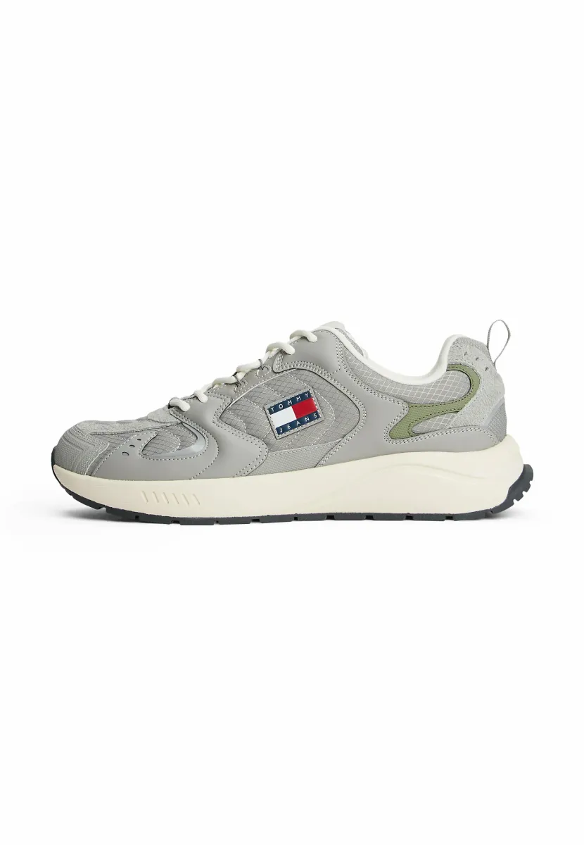 LOGO MIXED TEXTURE - Sneaker low - granite road