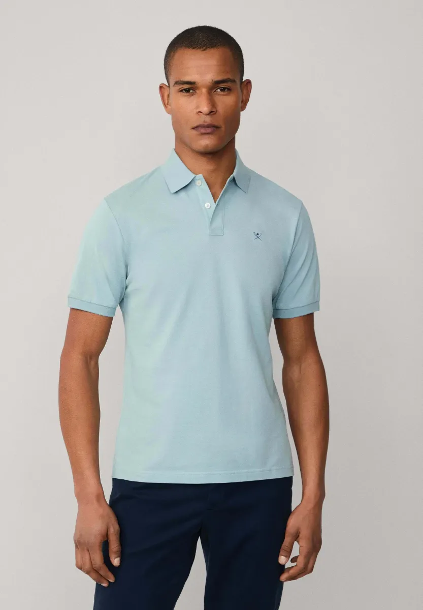 LOGO - Poloshirt - lagoon blue