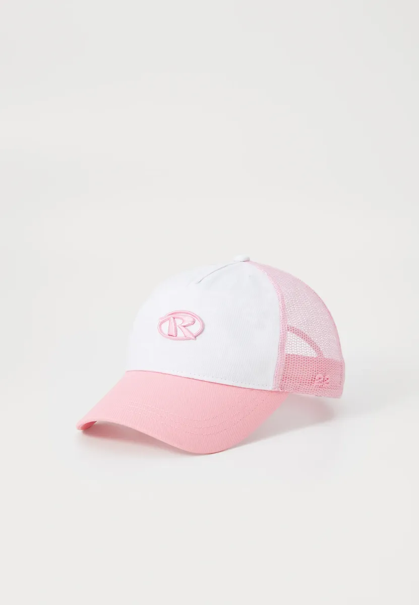 LOGO R TRUCKER UNISEX - Cap - pink/white