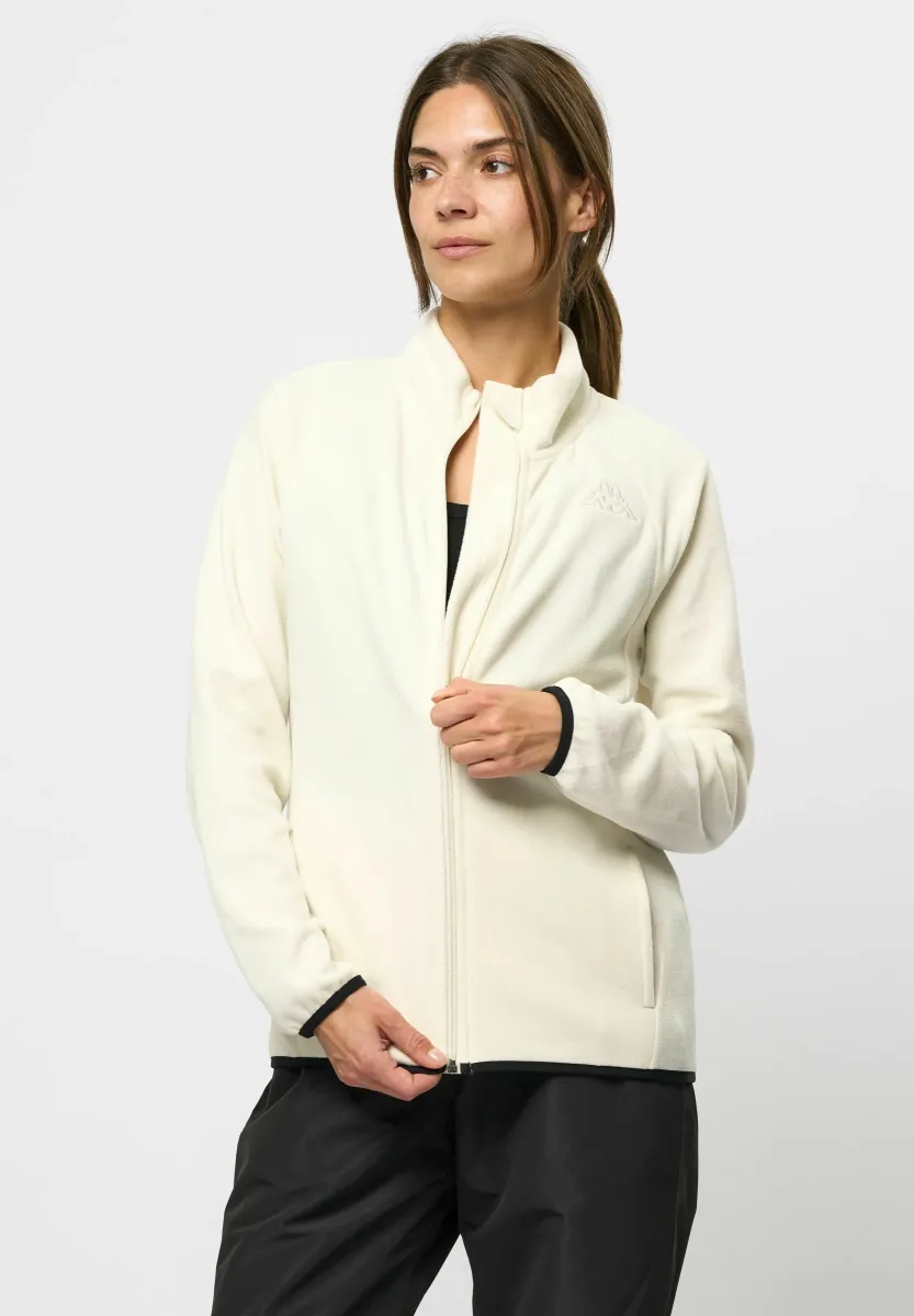 LOGO SAVAUX - Fleecejacke - white asparagus