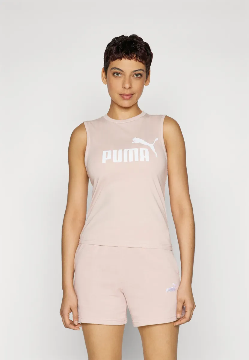 LOGO SLIM TANK - Top - rose quartz