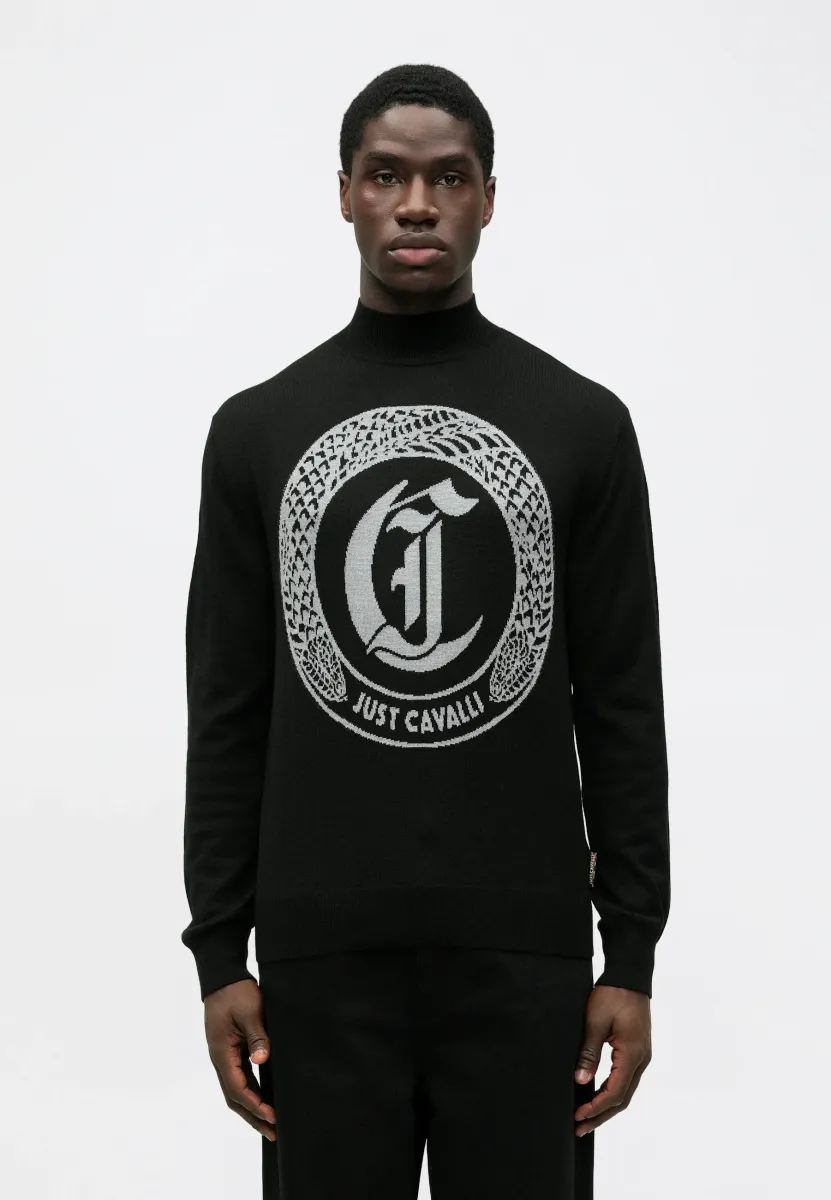 LOGO - Strickpullover - dark grey