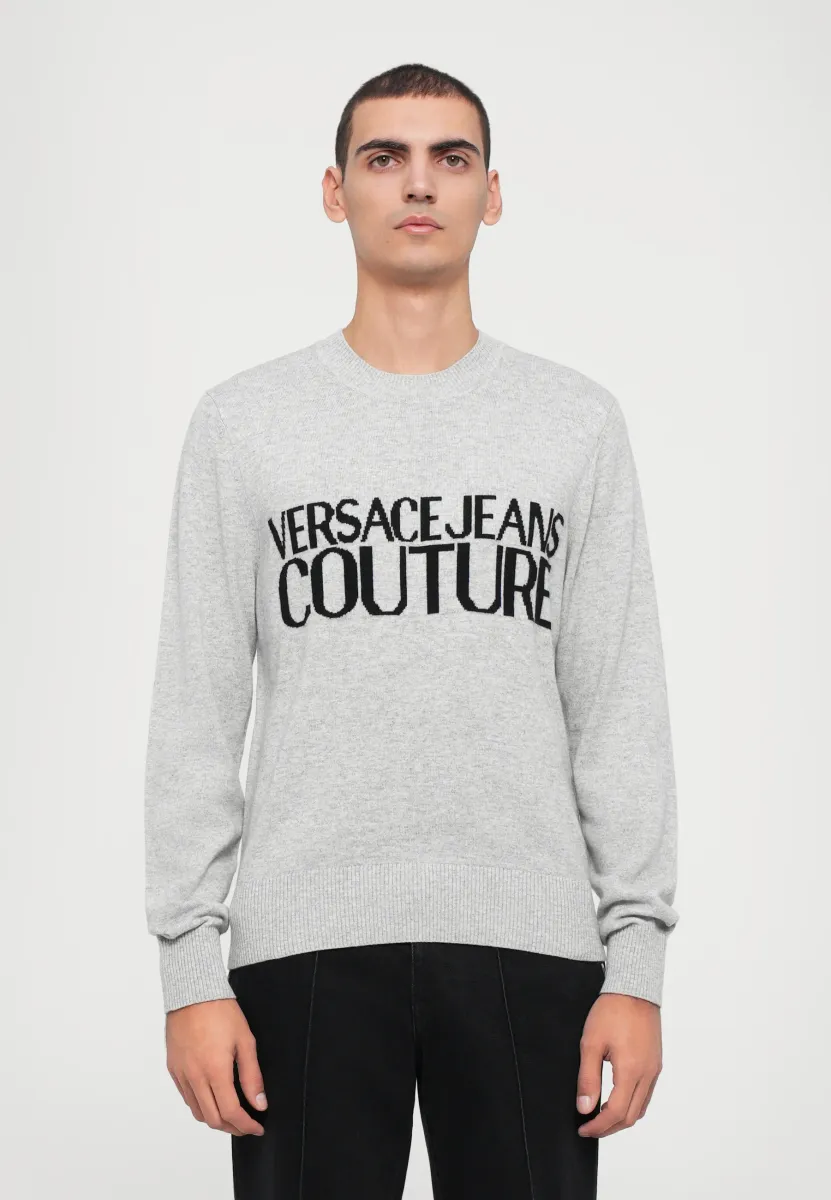 LOGO  - Strickpullover - lunar rock