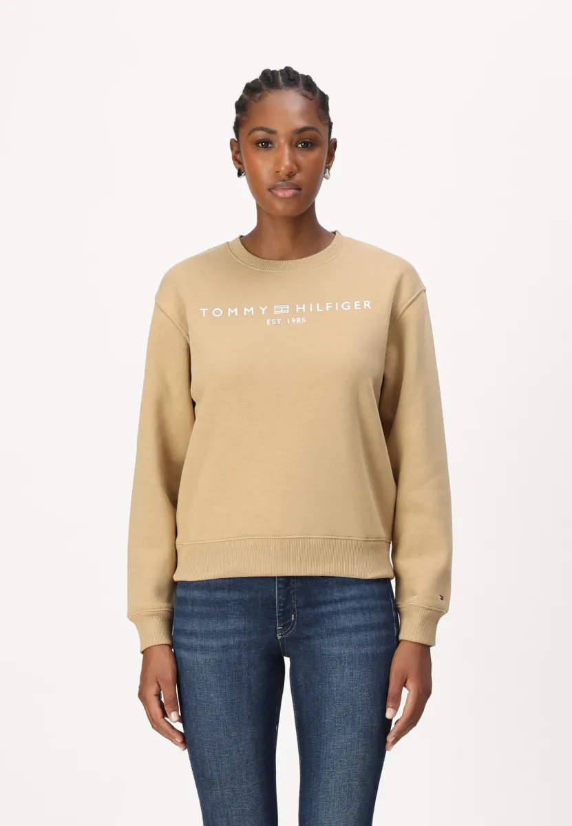 LOGO - Sweatshirt - classic khaki