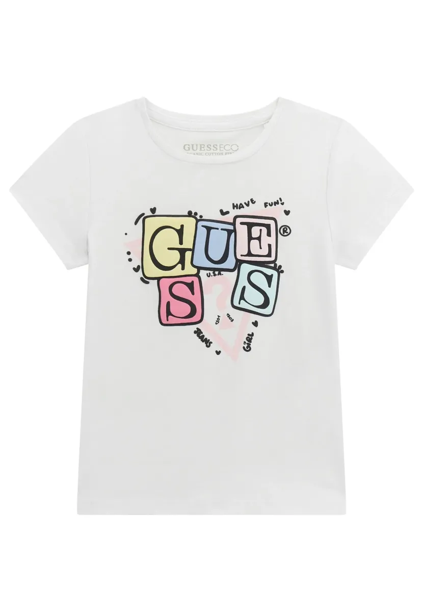 LOGO - T-Shirt print - weiß
