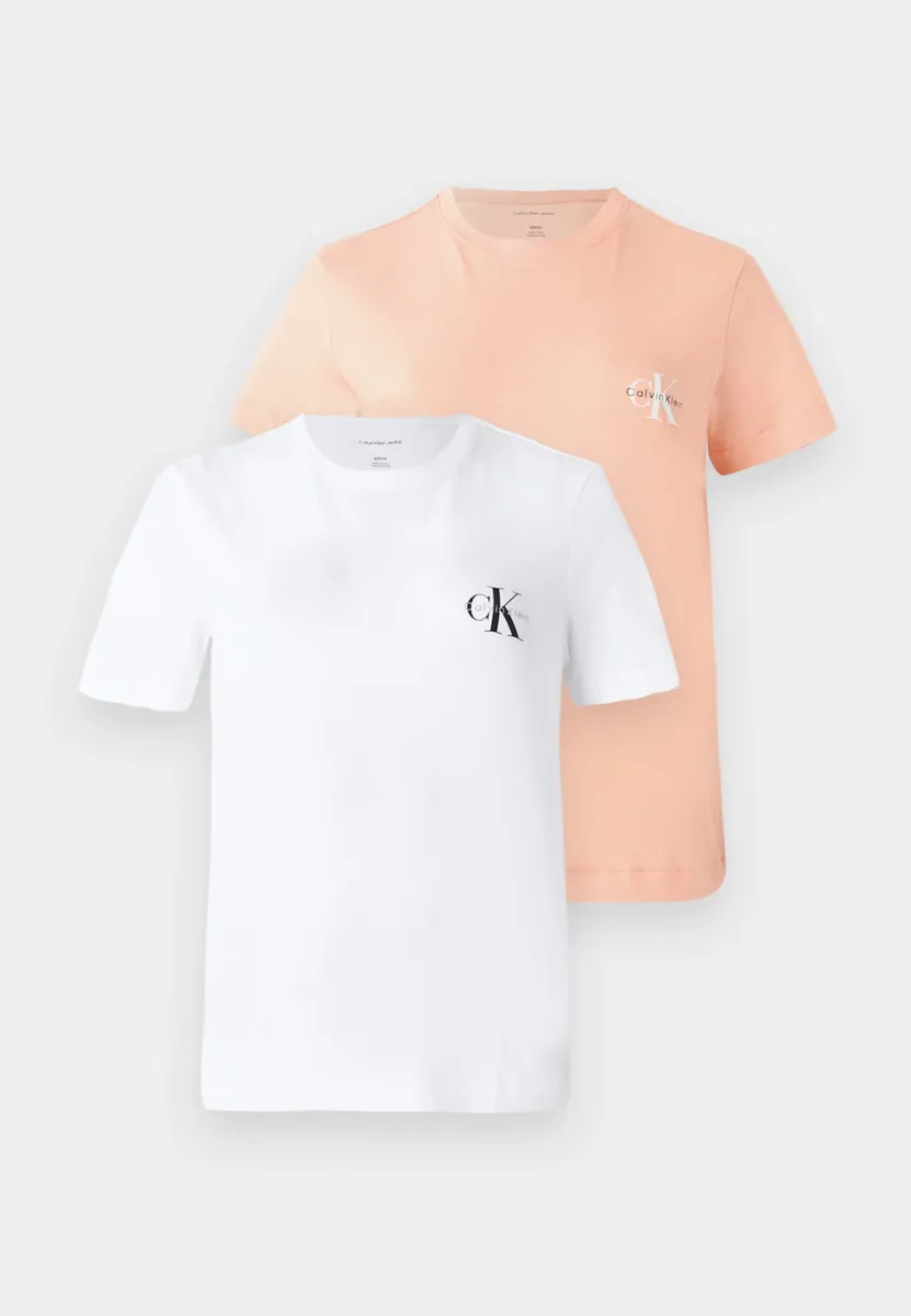 LOGO TEE 2 PACK - T-Shirt basic - just peach