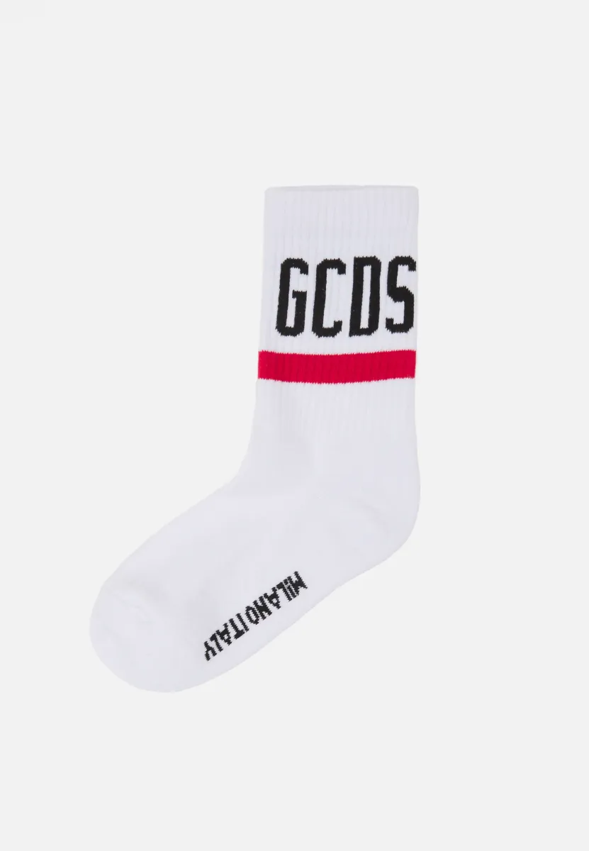 LOGO UNISEX - Socken - white/red
