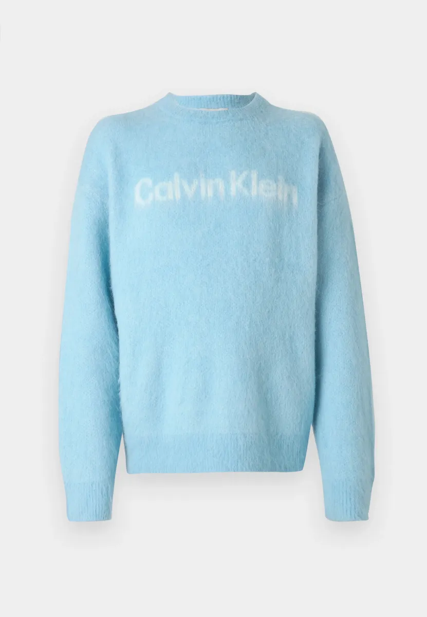 LOGO UNISEX - Strickpullover - track blue