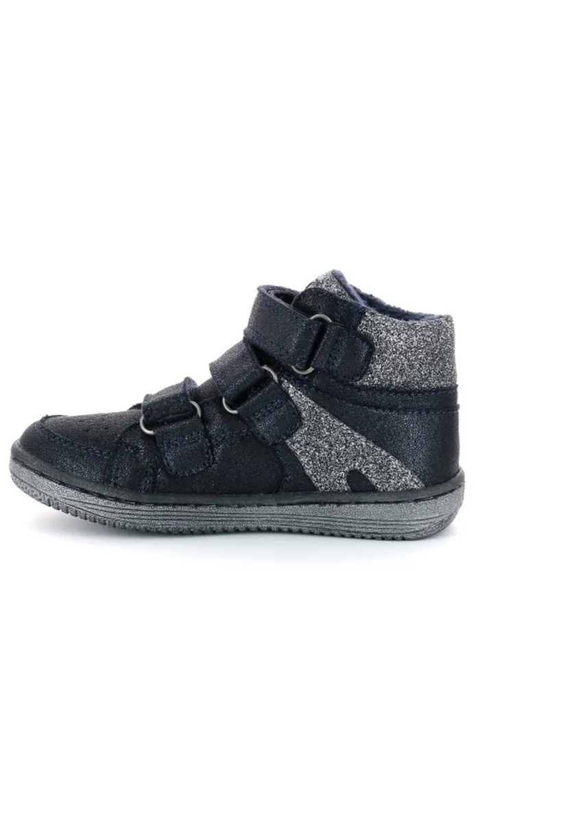 LOHAN - Sneaker high - bleu marine argenté