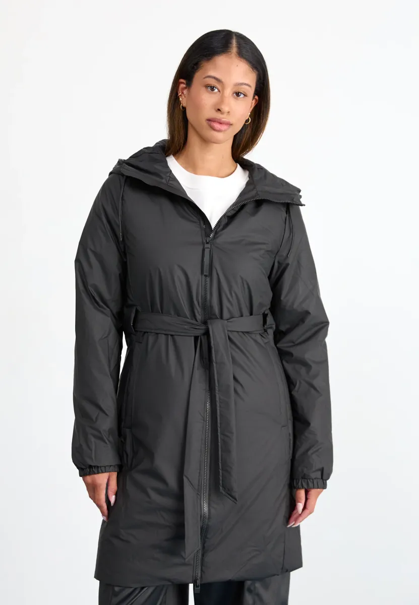 LOHJA LONG INSULATED CURVE   - Parka - black