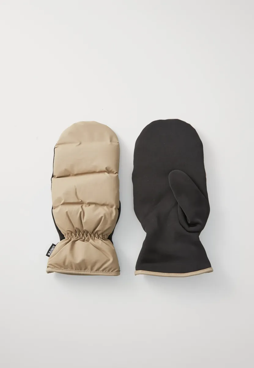 LOHJA PUFFER MITTENS UNISEX - Fäustling - beige