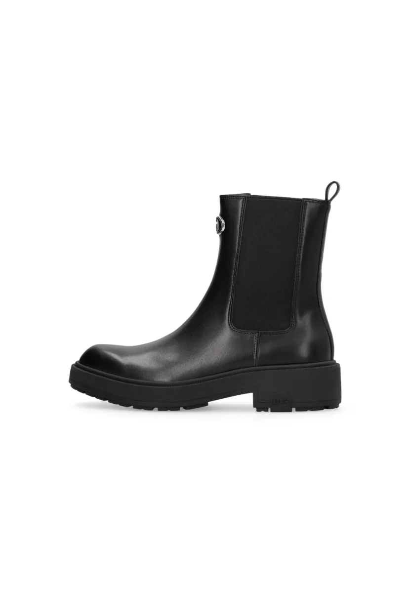 LONDON  - Plateaustiefelette - black