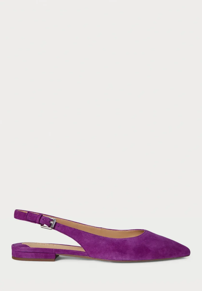 LONDYN SUEDE SLINGBACK FLAT - Riemchenballerina - purple dawn