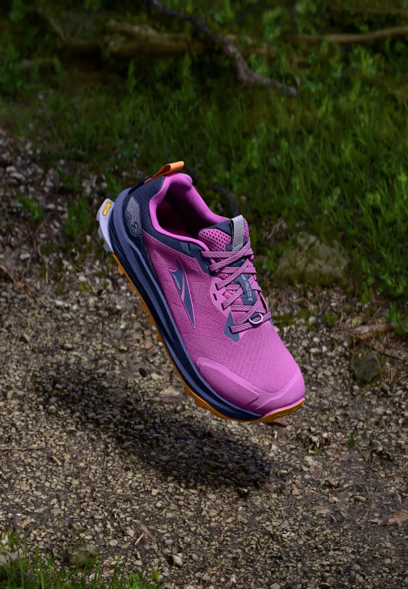 LONE PEAK 9 - Laufschuh Trail - purple/orange