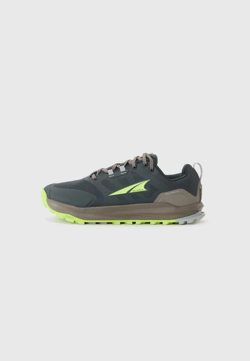 LONE PEAK 9 WATERPROOF LOW - Hikingschuh - lime/black