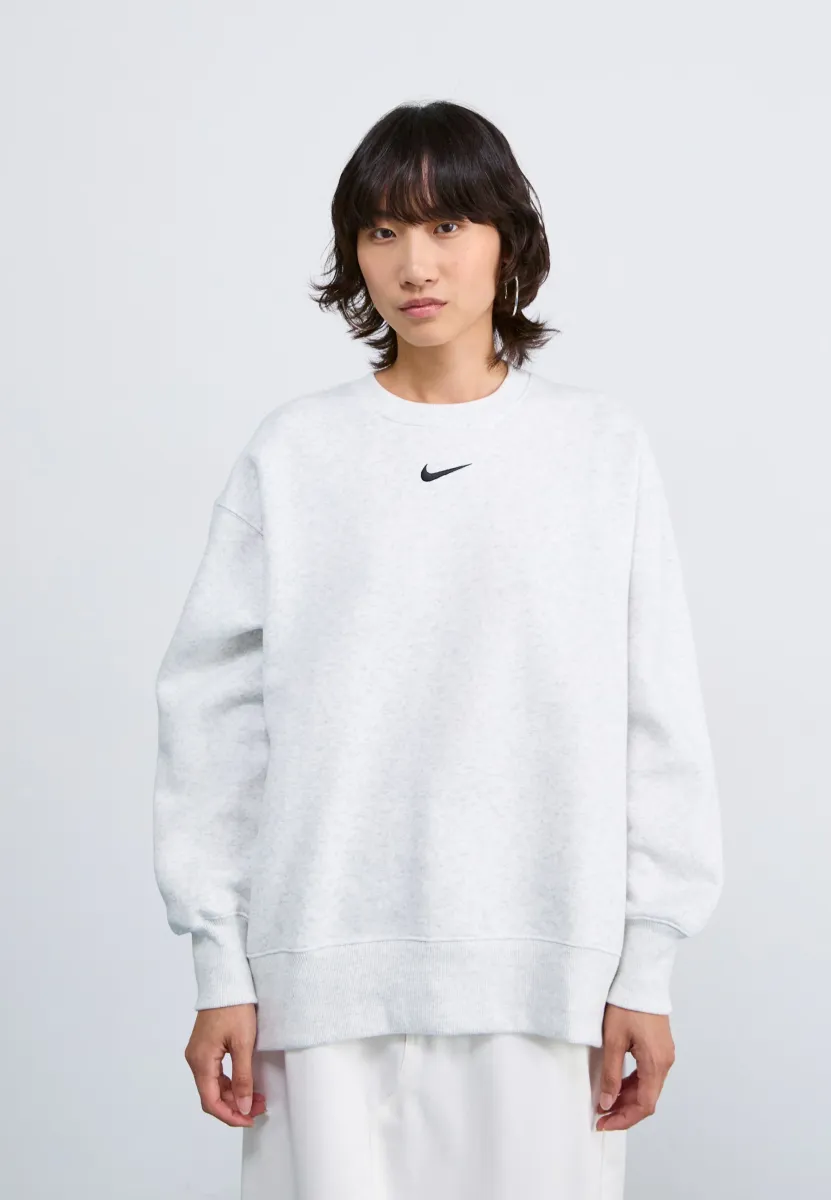 LONG CREW - Sweatshirt - birch heather/sail