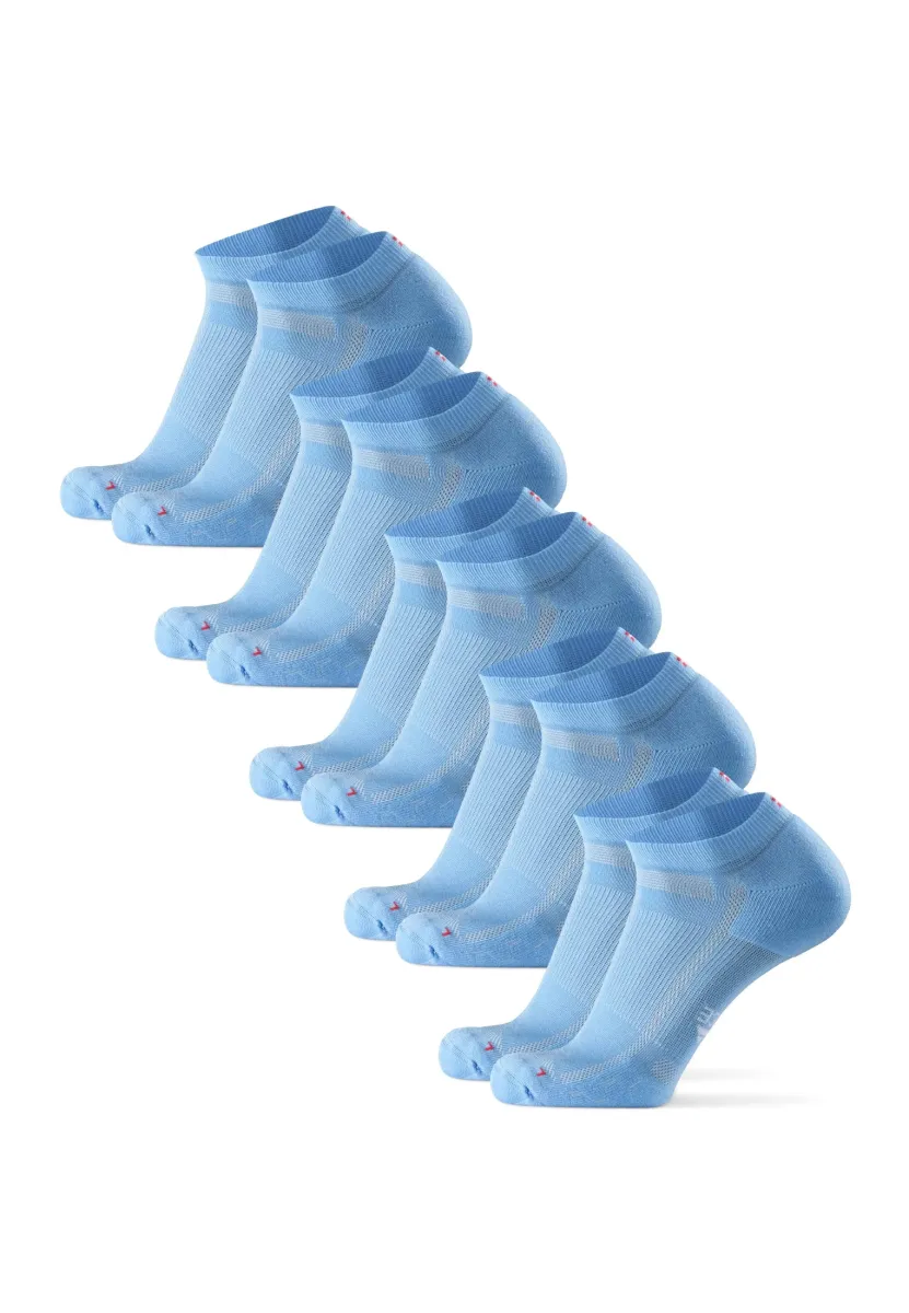LONG DISTANCE RUNNING LOW-CUT 5 PACK - Füßlinge - light blue