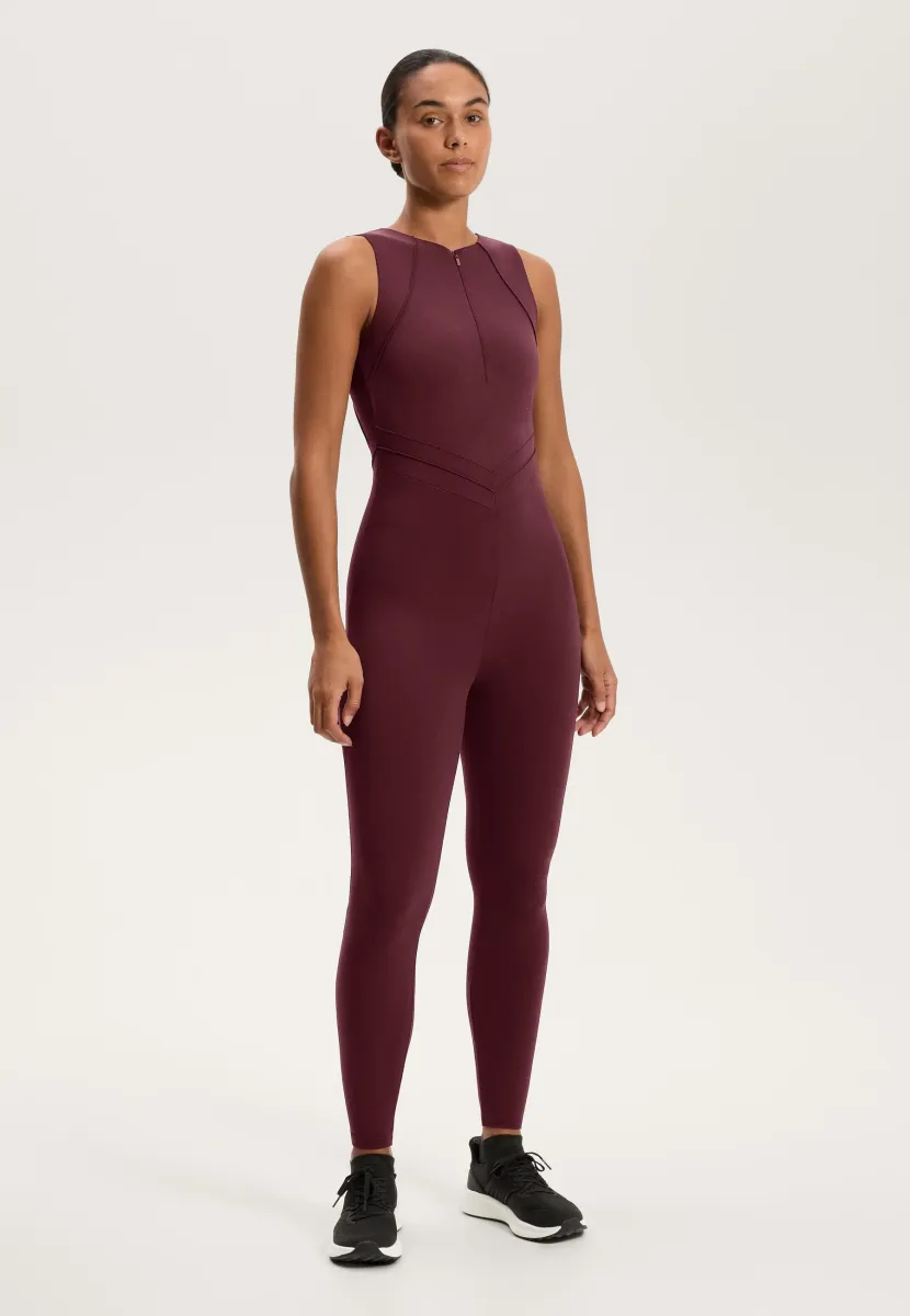 LONG - Jumpsuit - bordeaux